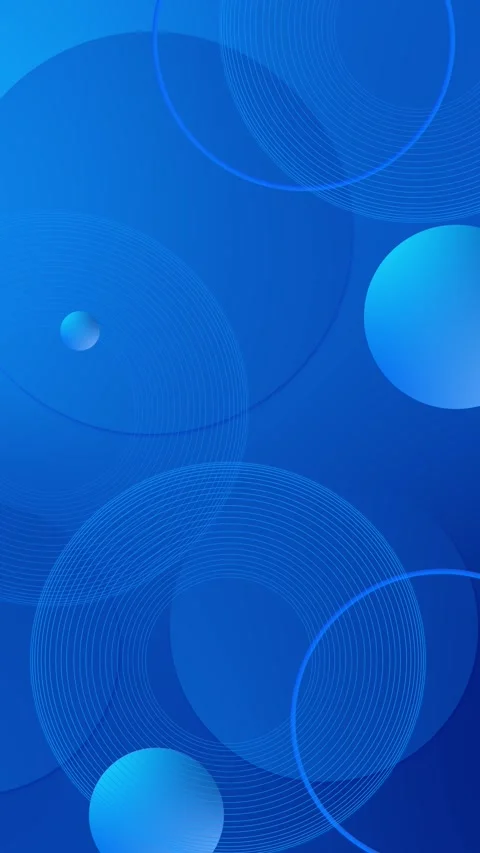 Modern blue circle layout gradient shapes, refined elements, minimal decorative Stock Footage 340398839