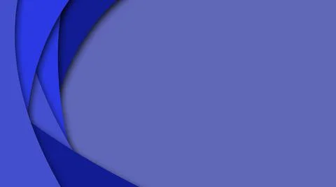 Modern blue curve layers background Stock Illustration
