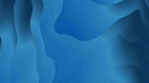 Modern blue dark abstract Wave Paper Cut Fluid Liquid background Stock Footage 165139757