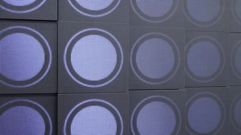 Modern Blue Digital Circles Background Design Featuring Dynamic and Creative Stock Photos