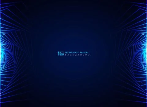 Modern blue futuristic hexagonal pattern design background. illustration Illustrazione stock