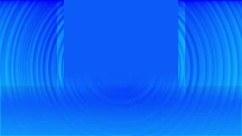 Modern blue gradient frame visual wide empty center, soft curved bands, cyan sid Stock Footage 340528218