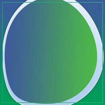 Modern Blue &amp; Green Empty Shape With Green Frame On Gradient Background Stock Illustration