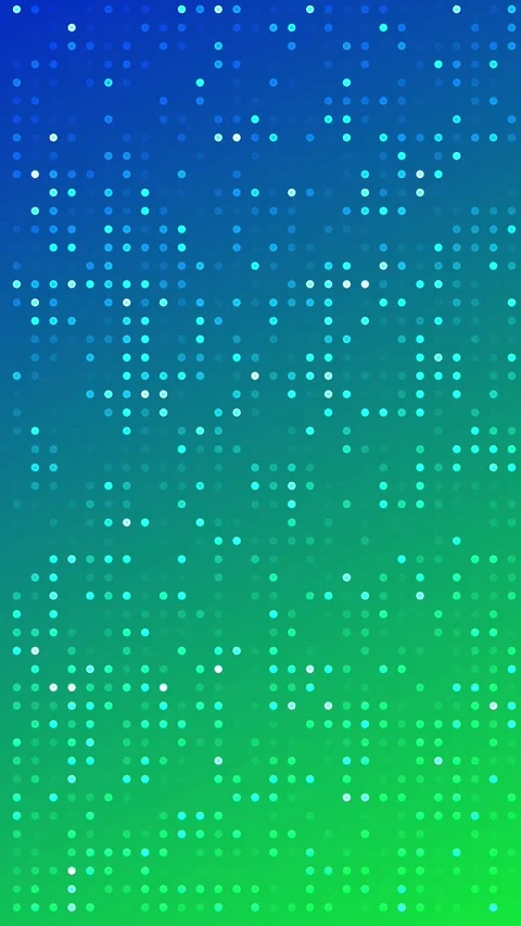 Modern blue green gradient background, dot matrix  for digital and tech Video stock 313089217