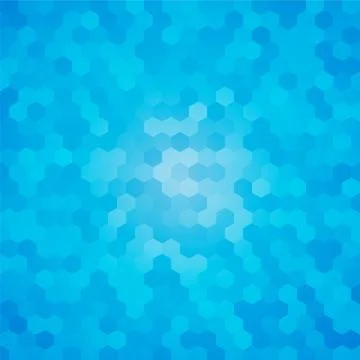 Modern blue hexagon background Stock-Illustration
