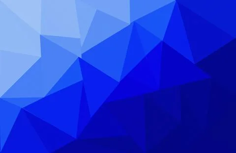 Modern Blue Polygon Abstract Background Design Stock Illustration