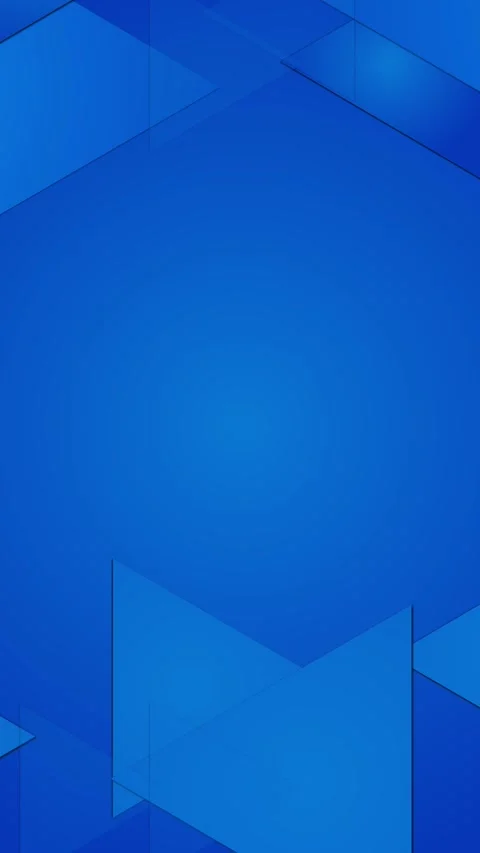 Modern blue polygon layout sharp triangle layers, smooth gradients, clean open Video stock 334127562