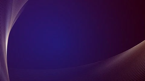 Modern Blue Red Gradient Abstract Background with Curved Golden Lines Motion 4K Vídeos de archivo 334177868