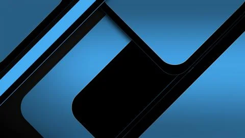 Modern blue shape overlap, shiny element graphic background Stock Illustration