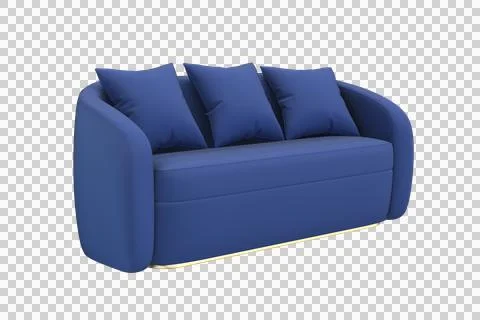 Modern blue sofa 스톡 일러스트