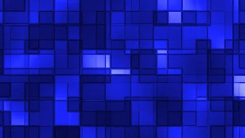 Modern blue square geometry background with structured pattern and minimal .. Stockillustratie