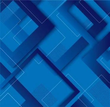 Modern blue square gradient trendy background vector Stock Illustration