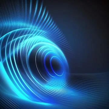 Modern blue technology background. Digital technology Stock Illustration