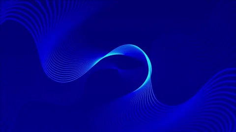 Modern blue wave pattern background design Stock Footage 327392711