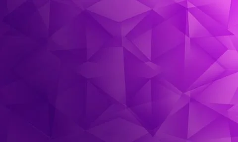 Modern Blurry Low-Poly Background with a Dynamic Purple Gradient and Geomet.. Stock Illustration
