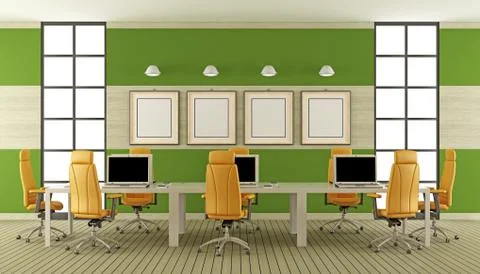 Modern boardroom Stock Illustration