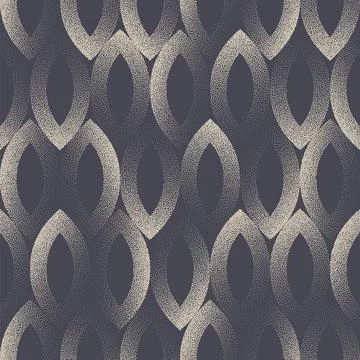 Modern Boho Elegant Stippled Trendy Seamless Pattern Vector Abstract Background Stock Illustration