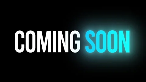 Modern bold Coming Soon text animation 3 variants pack Stock Footage 337271073