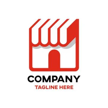 Modern Book store Logo Illustrazione stock
