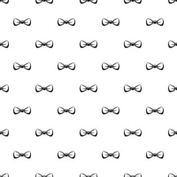 Modern bow tie pattern seamless Stock Illustration
