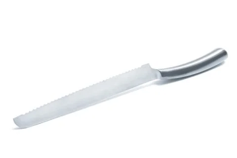 Modern bread knife Stock Photos