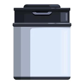 Modern bread maker appliance for baking fresh bread at home Stock Illustration