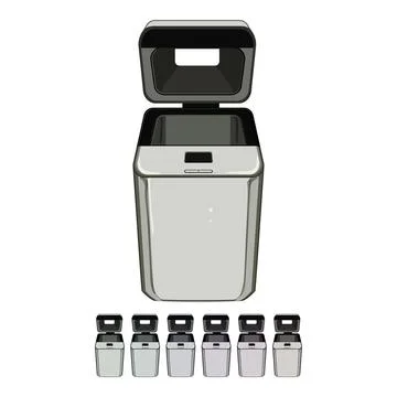 Modern bread maker cartoon vector graphic Stock Illustration
