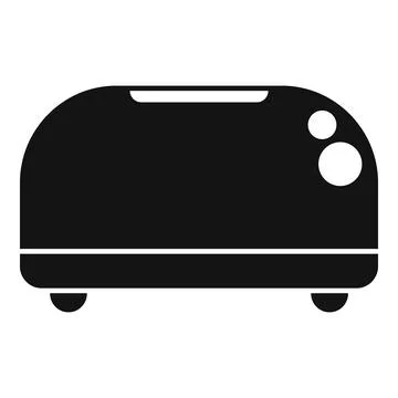 Modern bread maker machine icon showing baking concept Stock Illustration