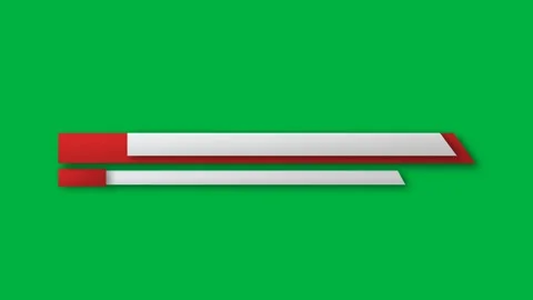 Modern Breaking News Graphics - Dynamic Red and White Broadcast Elements. Stock Footage 340033248