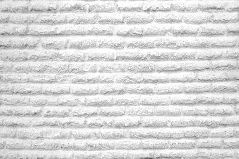 Modern brick background wallpaper/white stack decorative pattern. Stock Photos