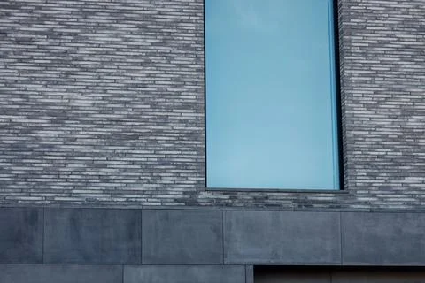 Modern brick building Foto stock