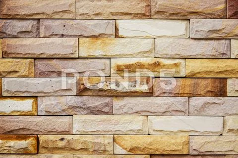 Modern brick stone wall Stock Photos
