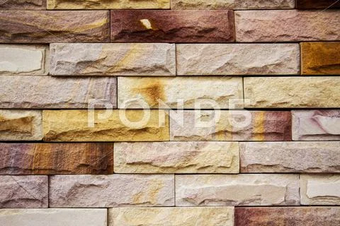 Modern brick stone wall Stock Photos