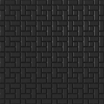 Modern brick wall. 3D rendering. Illustrazione stock