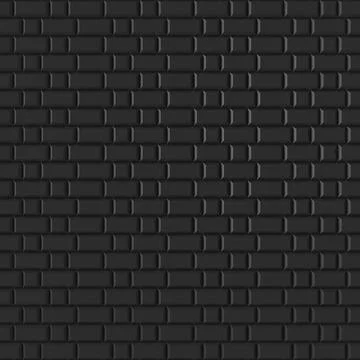 Modern brick wall. 3D rendering. Stock Illustration