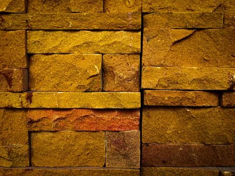Modern brick wall texture background. vintage wallpaper Foto stock