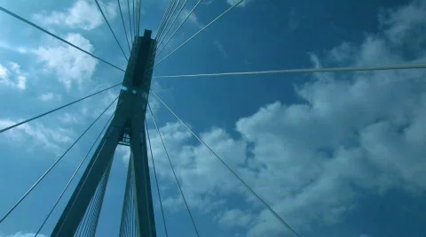 Modern bridge 3  Video stock 461943