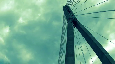 Modern bridge Stock Footage 462081