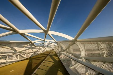 Modern bridge Stock Photos