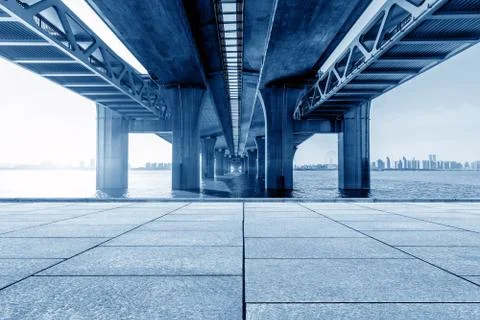 Modern bridge Stock Photos