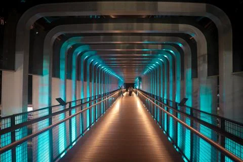 Modern Bridge Stockfoto's