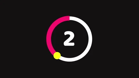 Modern bright Countdown Timer Animation, Number Countdown from 3 to 0 Stock Footage 321072694