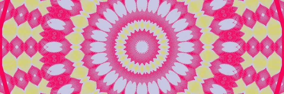 Modern bright floral pattern. Raster illustration. For design Stock Illustration