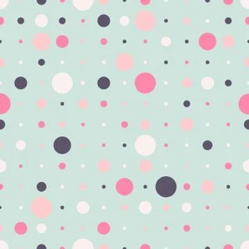 Modern bright geometric vector seamless pattern Stock Illustration