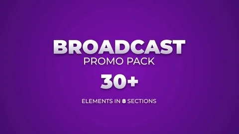 Modern Broadcast Promo Kit Stock After Effects