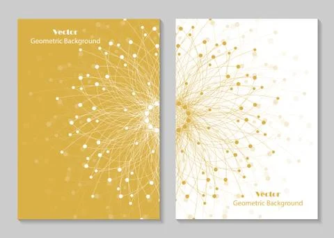 Modern brochure cover design Stock Illustration