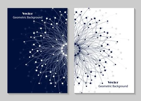 Modern brochure cover design Stock Illustration
