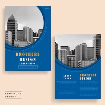 Modern brochure design Stock Illustration