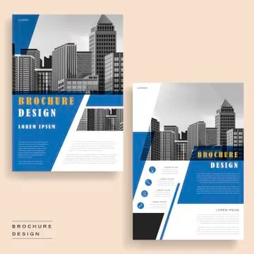 Modern brochure design Stock Illustration