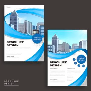 Modern brochure design Stock Illustration